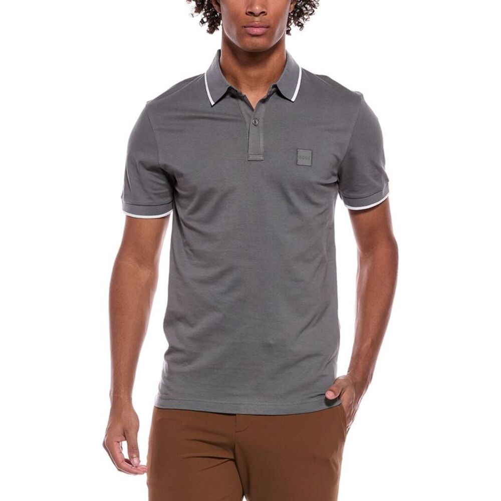 Hugo Boss Mens Boss  Passertip Polo Shirt